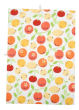 Cotton and linen blend kitchen tea towel with fresh and zesty citrus print from DUNS.