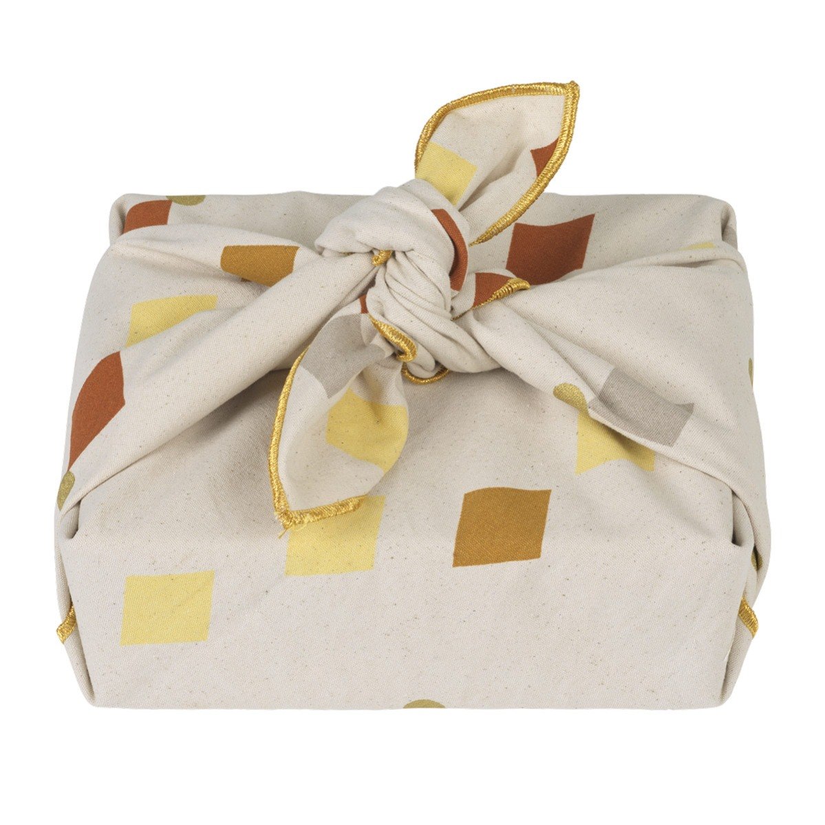 Fabelab Organic Cotton Furoshiki Gift Wraps 2 Pack - Diamond/Eucalyptus