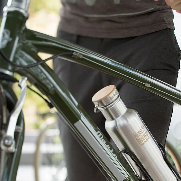 Klean Kanteen - 27oz Reflect Single Wall Bottle, w/Bamboo Cap, - The Bike  Center