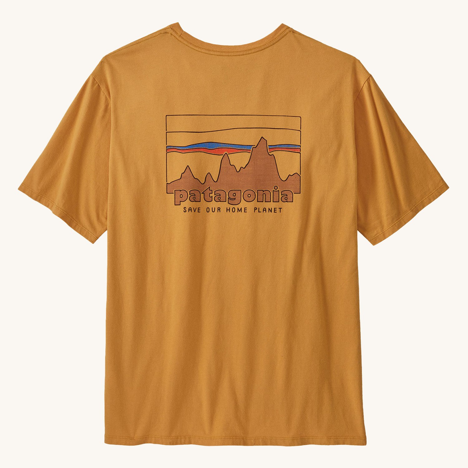 Patagonia Men's '73 Skyline Organic T-Shirt - Dried Mango