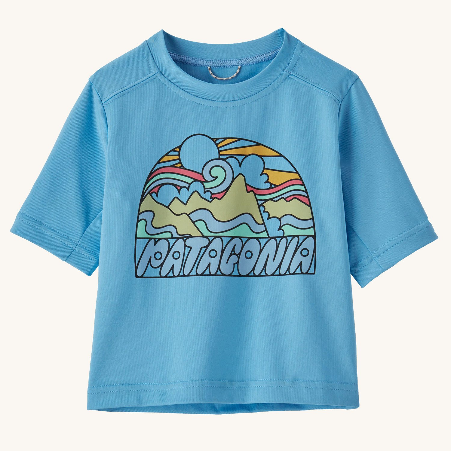 Patagonia Little Kids Capilene Silk-Weight T-Shirt - Lago Blue