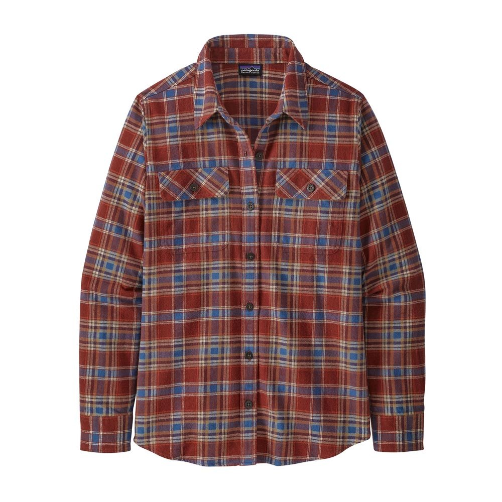 Patagonia Women's L/S Organic Cotton MW Fjord Flannel Shirt - Ice