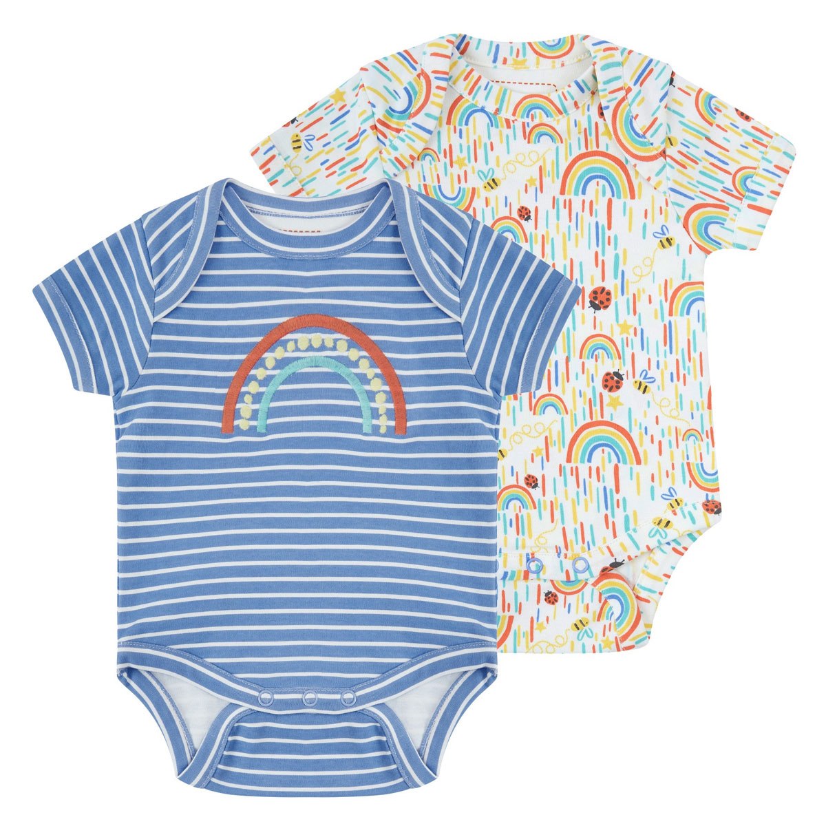 2-Pack Baby Bodies Blue