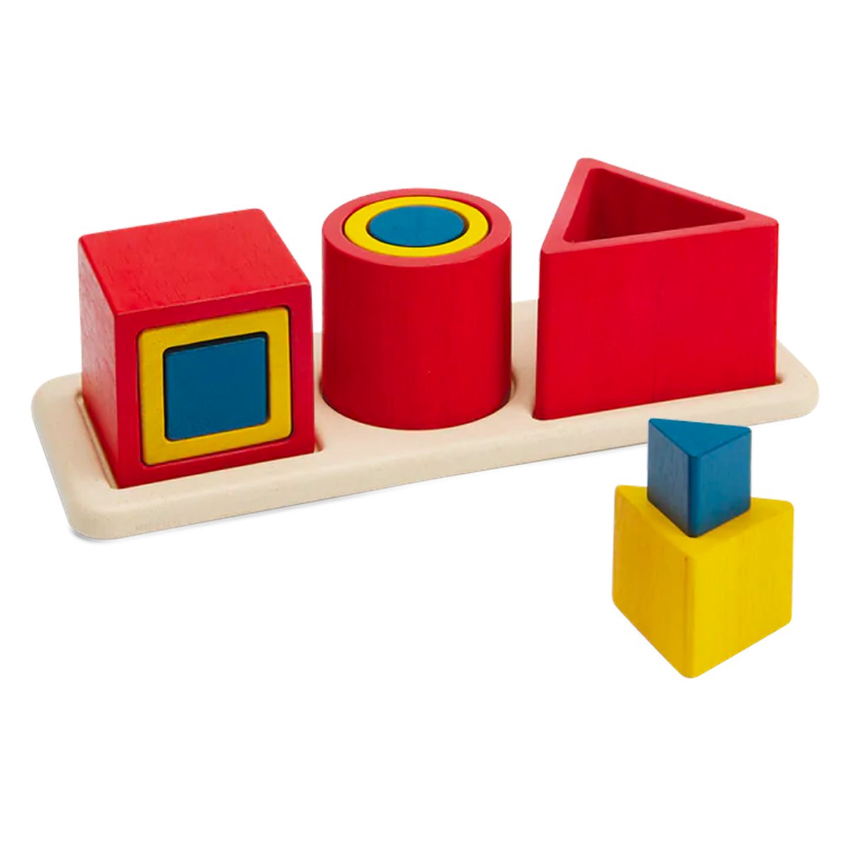 Plan Toys Matching & Nesting Shapes Puzzle