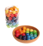 Grimm's 60 Coloured Beads 20mm
