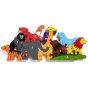 Alphabet Jigsaw eco-friendly wooden number zoo jigsaw puzzle laid out on a white background