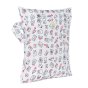 Baba and boo small love letters reusable nappy wet bag on a white background