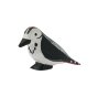 Bumbu eco-friendly miniature wooden woodpecker toy figure on a white background