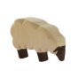 Bumbu kids wooden toy sheep figure on a white background