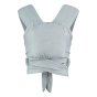 Close caboo lite baby carrier in the alloy colour on a white background