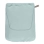 Close caboo organic baby carrier bag in the sage colour on a white background