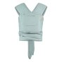 Close caboo organic sage eco-friendly baby carrier on a white background