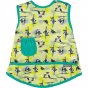 Close parent pop-in lemur baby and toddler sleeveless coverall bib