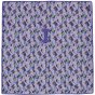 Pop-in Moose open purple play mat moose and chickens with purple handle on white background
