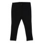 DUNS more than a fling eco-friendly childrens organic leggings in black on a white background
