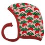 DUNS Sweden peaches n cream radish eco-friendly baby bonnet on a white background