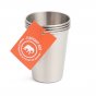 Elephant Box 350ml Stainless Steel Cups - 4 Pack