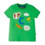 Frugi childrens organic cotton C is for avery t-shirt on a white background