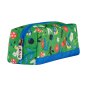 Frugi childrens soft zip up pencil case in the hedgerow print on a white background