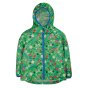 Frugi childrens hedgerow rain or shine jacket on a white background