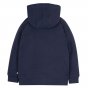 Back of the Frugi eco-friendly organic cotton luka zip up hoody on a white background