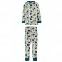 Back of the eco-friendly organic cotton Frugi port isaac pjs on a white background