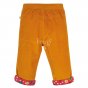 Back side of the Frugi eco-friendly cord trousers on a white background