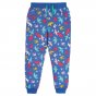 Childrens Frugi eco-friendly rainbow flight joggers on a white background