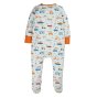 Back of the Frugi childrens land sea sky lovely baby grow on a white background