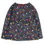 Frugi kids eco-friendly mountainside floral great gathered top on a white background