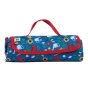 Frugi national trust garden print roll up picnic blanket on a white background