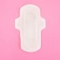 Hey Girls Natural Bamboo & Corn Fibre Disposable Day Pads open on a pink background