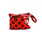 Hey Girls Reusable Red Period Wet Bag on a white background