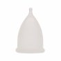 Imse Vimse medium reusable eco-friendly menstrual cup on a white background
