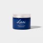 Lani Tropical Cacao Detox Mask vegan, plastic free and cruelty free beauty. Blue pot on white background.