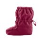 Mamalila eco-friendly baby allrounder snow boots in the berry colour on a white background