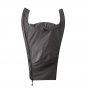 Mamalila Shelter Men's Babywearing Rain Jacket Baby carrier insert in Anthracite. Front view of this men's technical babywearing rain coat babywearing insert. White background 