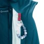 Close up of the inside on the Mamalila womens outdoor adventure babywearing jacket on a white background