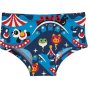 maxomorra childrens organic cotton hipster briefs in the fairground print on a white background