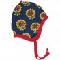 Maxomorra Velour Sunflower Helmet Hat