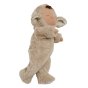 Olli Ella cuddly lamb childrens soft toy laying on a white background