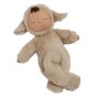 Olli Ella lamby pip soft cuddly baby toy laying on a white background