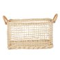Large olli ella eco-friendly woven rattan cabouche basket on a white background