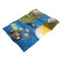 Papoose handmade felt river estuary toy play mat on a white background