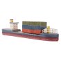 Papoose large wooden container ship toy model on a white background
