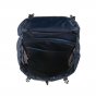 Close up of the inside of the Patagonia adults arbor lid rucksack on a white background