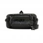 Front of the Patagonia eco-friendly 5l black hole waist bag on a white background