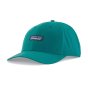 Patagonia adjustable borealis green airshed cap on a white background