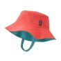 Patagonia kids eco-friendly coral bucket hat on a white background