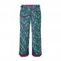 Patagonia eco-friendly childrens snowbelle pants in the tulipaner new navy colour on a white background